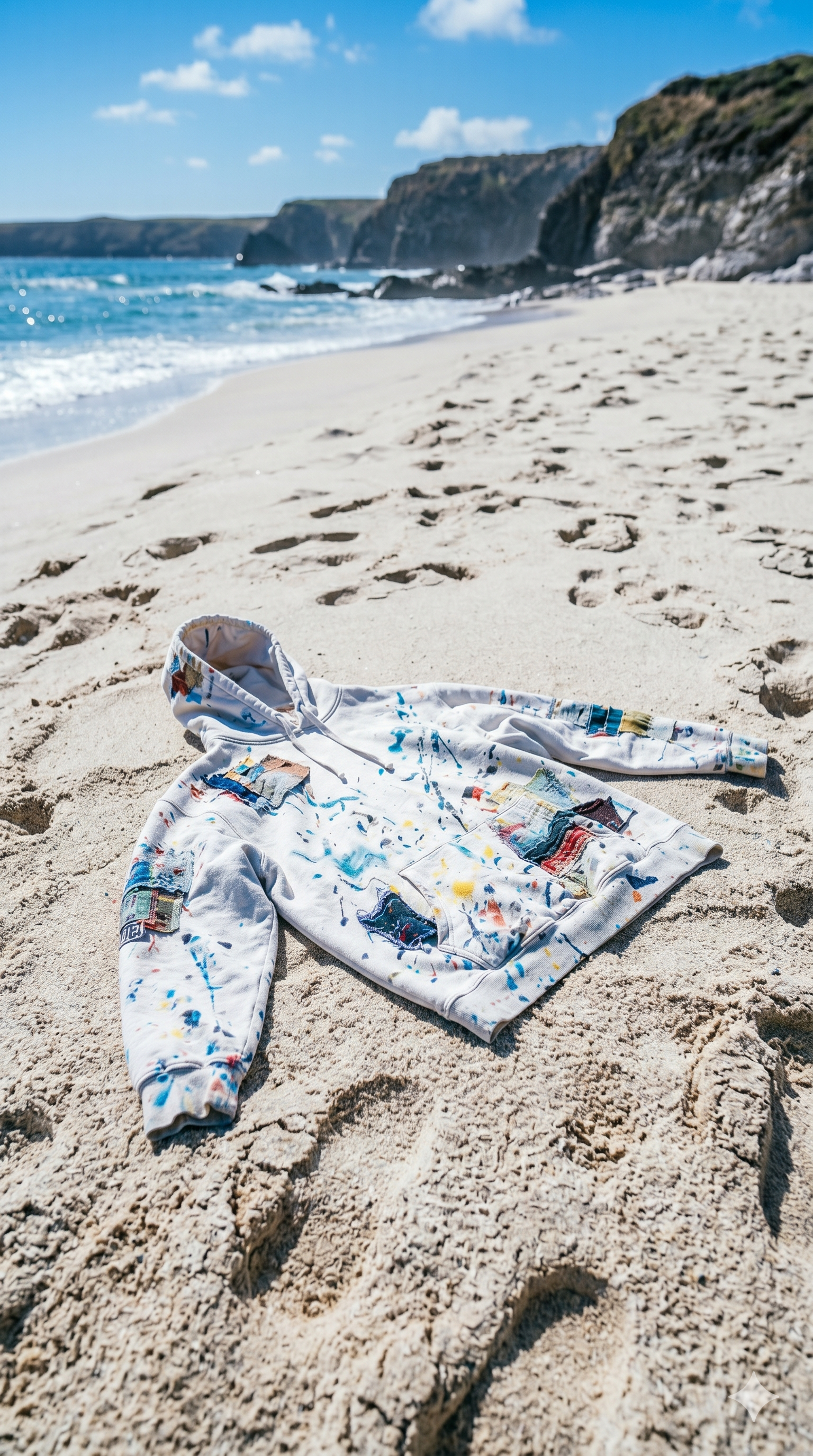 HOODIE ON SAND 